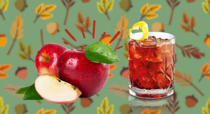 En esté otoño prepara el mejor cóctel old fashioned de manzana con canela