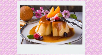 Delicioso flan de yogur con frutas ¡Una tentadora receta baja en calorías!