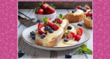 Pan francés con pudín de vainilla: Un desayuno de chef en 20 minutos