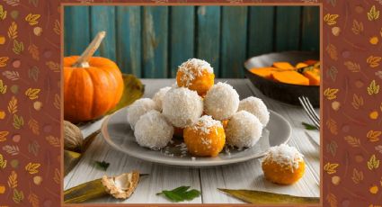 Receta otoñal: Bocaditos de calabaza y coco en un santiamén