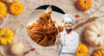 Aprovecha la temporada de calabaza para preparar una salsa para una pasta italiana