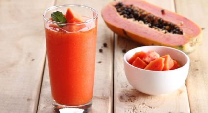 Recarga energía para este fin de semana con este batido natural de papaya