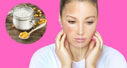 Elimina las arrugas del rostro mientras aclaras la piel con esta mascarilla de maicena