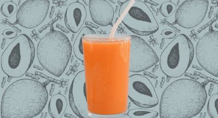 Desayuna nutritivo y rápido con este rico batido de mamey y avena