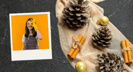 Decoración con piñas navideñas: El secreto de limpieza que nadie te cuenta