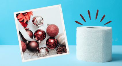 Crea tres decoraciones navideñas con los rollos de papel de baño