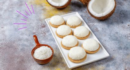 ¡Galletas de coco sin horno! La receta fácil con 5 ingredientes