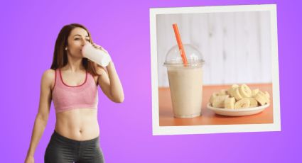 Aumenta masa muscular con este batido proteico de solo 6 ingredientes