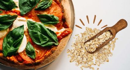 ¡A la italiana! Cocina una pizza al sartén con copos de avena