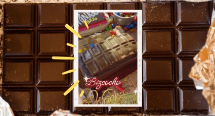 Transpórtate al mundo de Wonka con un bizcocho de chocolate súper esponjoso