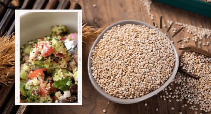 ¡No sabes cómo usar la quinoa! Quédate para descubrir cómo preparar una ensalada mediterránea