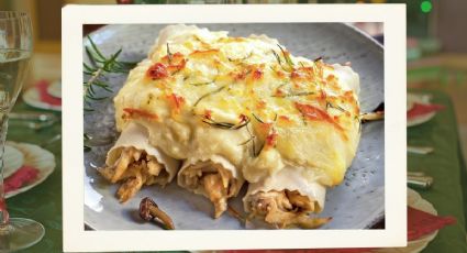 Cena de Navidad por menos de 30 euros: Haz esta receta fácil de canelones de pollo y setas