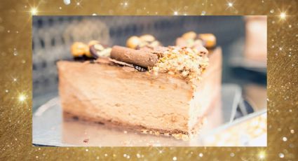 Disfruta tu cena de Navidad con esta rica tarta de queso con turrón muy fácil de preparar