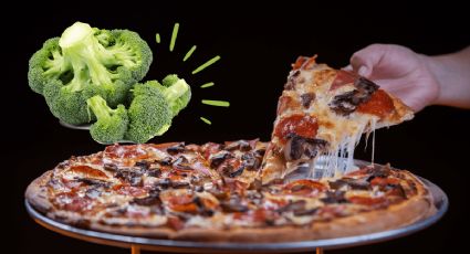 ¿Cómo hacer una pizza de brócoli a la sartén?