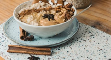 Este porridge de manzana y canela será ideal para quitarte el frío