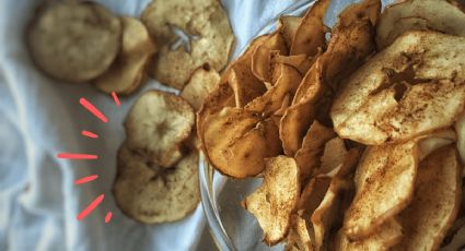 Prepara unas chips de manzana crujientes en menos de 15 minutos