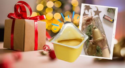 ¿Cómo transformar un envase de yogur en una campana para la decoración de Navidad?