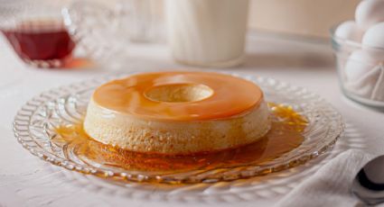 Haz un flan de dulce de leche con tan solo 3 ingredientes y en 4 minutos