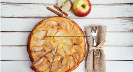 La mejor receta para preparar un bizcocho saludable de manzana