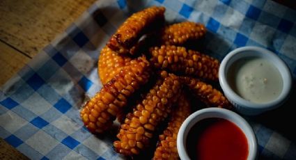 La receta de elotes dorados que puedes hacer en freidora de aire (súper crujientes)