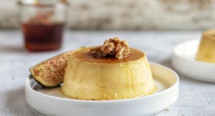 Postre sin horno: aprende a preparar el clásico y cremoso flan japonés de miel con nueces