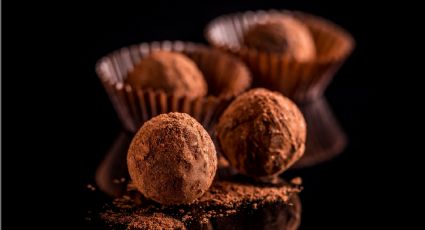 La mejor receta para preparar trufas de chocolate intenso (bajas en calorías) con solo dos ingredientes