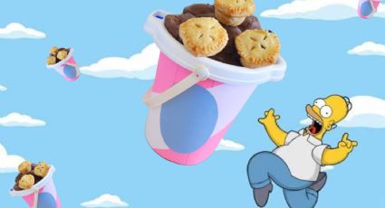 Ponte fresquito con la receta del bote de helado cubierto con tartas miniatura de los Simpson