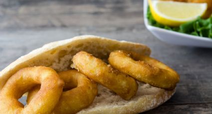 Receta perfecta para preparar una increíble bocata de calamares rebosados de manera muy sencilla