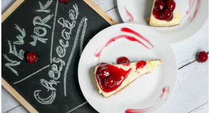 Prepara la famosa tarta de queso New York Cheesecake con esta receta tradicional