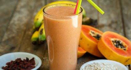 Prepara el mejor batido de papaya y avena, perfecto para disminuir el vientre y bajar de peso