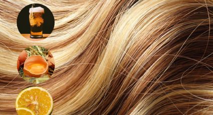 Cerveza, huevo y limón: el sencillo trucazo para hacer mechas rubias en el cabello