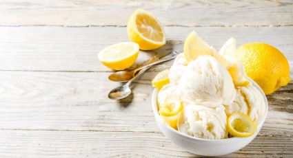 Prepara un rico sorbete de limón y dile adiós al calor con este postre sencillo