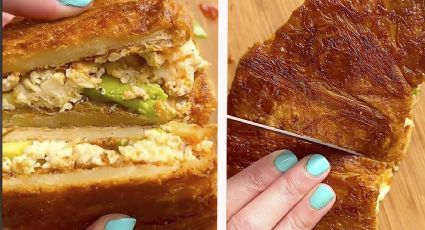 ¿Qué es el Croassándwich? Así puedes preparar ese viral emparedado para el desayuno