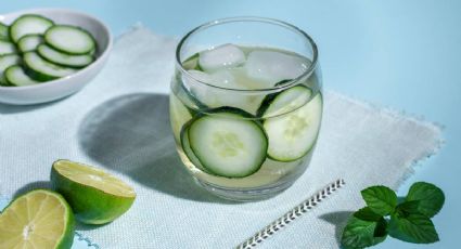 Agua de pepino con limón, receta sencilla para disfrutar de una bebida muy refrescante