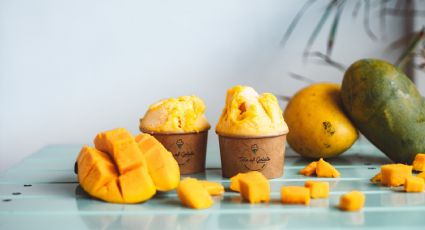 Hazle frente al calor con este sorbete de mango usando únicamente 5 ingredientes