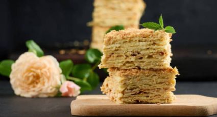 Receta sencilla para preparar un delicioso postre Napoleón sin horno, ¡te encantará!