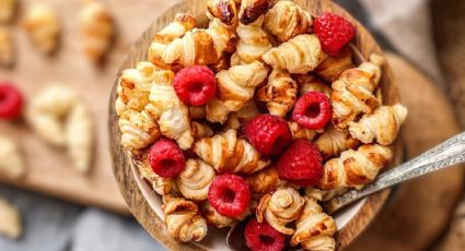 Dale un giro a tu desayuno de todos los días con este cereal de mini cruasán