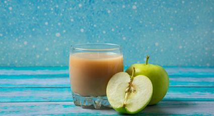 Prepara este batido saludable de manzana para bajar de peso en tan solo 1 semana