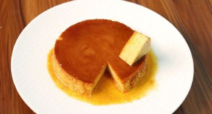 Solo necesitarás 3 ingredientes para preparar un rico flan de huevo en freidora de aire