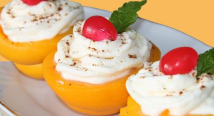 Melocotones rellenos de cheesecake: La receta ideal para disfrutar un postre casero de verano