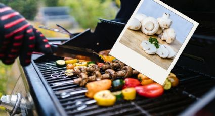 ¡Parrillada vegana! Prepara unos champiñones asados que serán la estrella del día