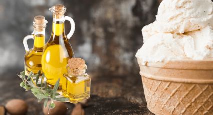 Sabores exóticos: Prepara este helado casero de aceite de oliva para sorprender a tu familia