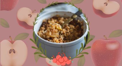 Receta de crumble de manzana: el postre perfecto para las tardes lluviosas