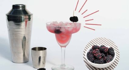 Cócteles con tequila: Disfruta de una margarita con moras para refrescarte en verano