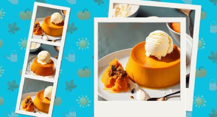 Postre sin horno: Prepara este flan de calabaza sin huevo para disfrutar un postre saludable