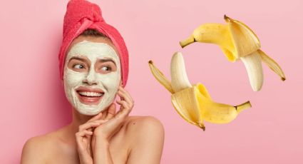 Elimina las manchas de sol en el rostro con esta mascarilla aclaradora de cáscara de plátano y maicena