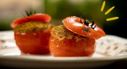 Receta sin horno: Prepara estos tomates rellenos de salmón ahumado en poco tiempo