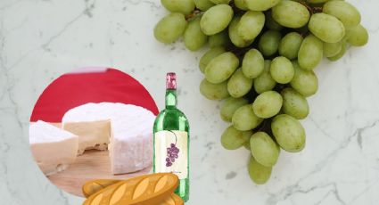 Uvas con queso, el snack fácil y rápido ideal para acompañar tu vino