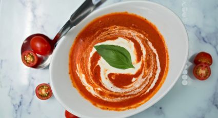 Receta culinaria: Saborea una sopa de tomate asado súper rica