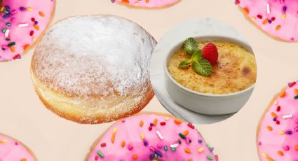 Prepara la clásica receta de donas con una corteza del crème brûlée